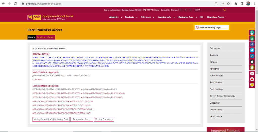 PNB Recruitment