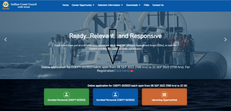 Indian Coast Guard Recruitment 2022