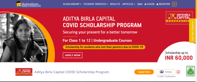 Aditya Birla Scholarship 2022
