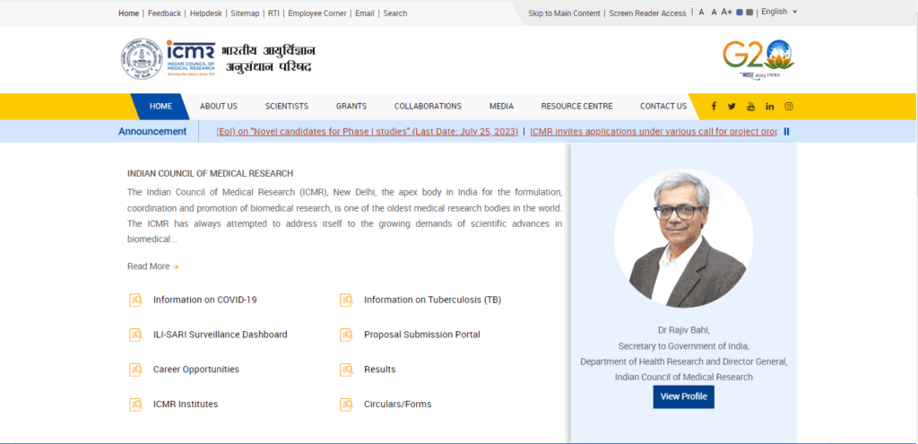 ICMR Recruitment