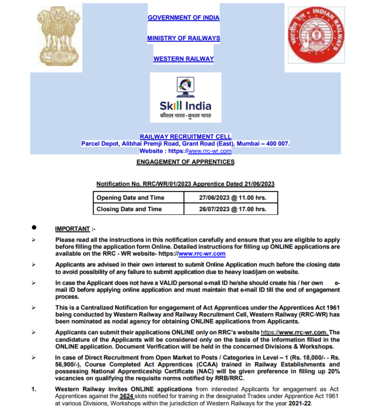 Railway Recruitment 2023