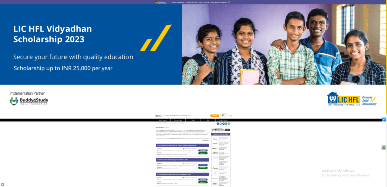 LIC HFL Vidyadhan Scholarship