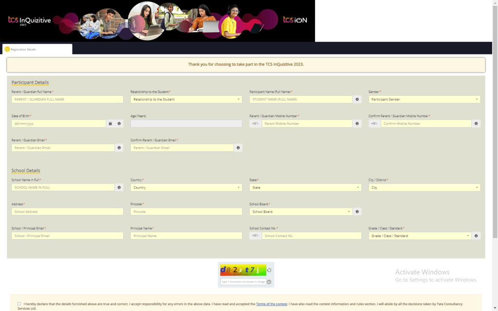 Tata Quiz Contest