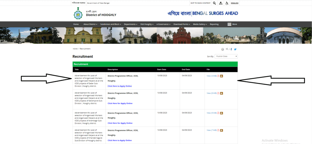 West Bengal Anganwadi Recruitment 2023