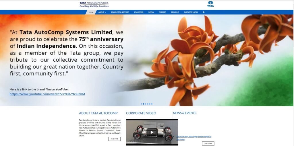 Tata Autocomp Systems Limited Recruitment 2023