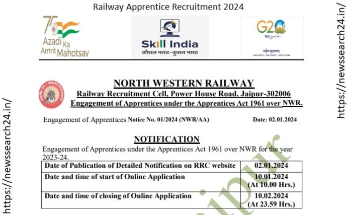 Railway Apprentice Recruitment 2024