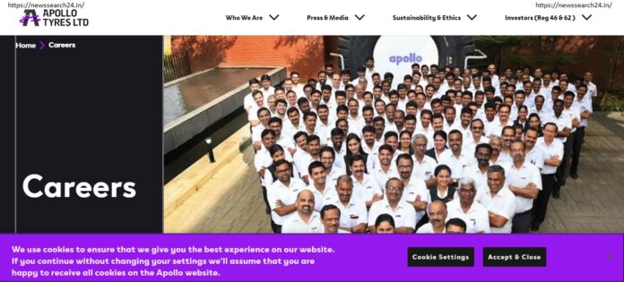 APOLLO TYRES Recruitment 2024