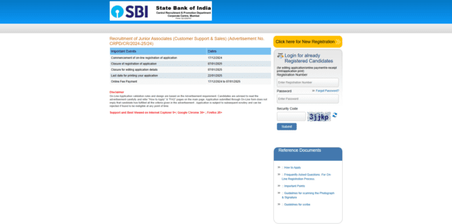 SBI Recruitment 2024