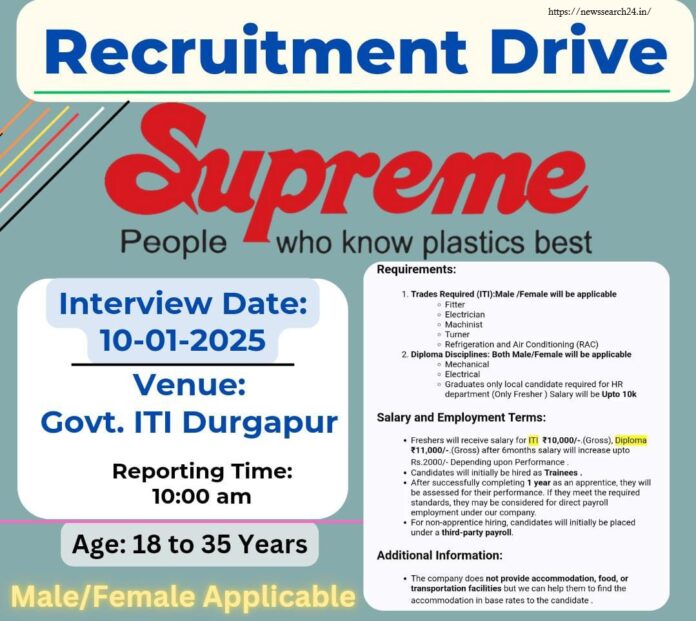 Recruitment Drive 2024