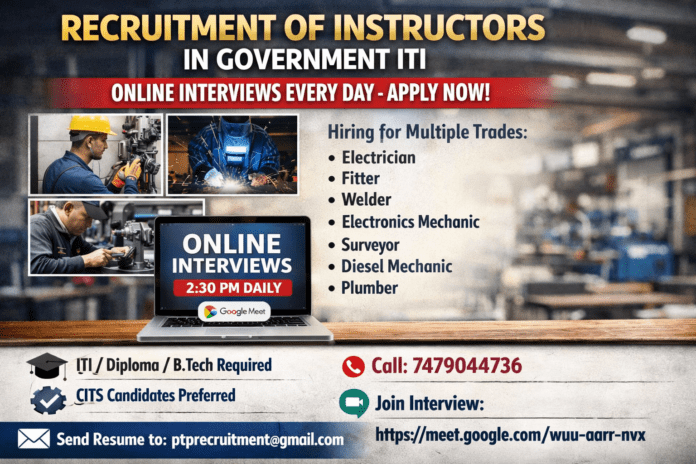 Government ITI Recruitment 2026